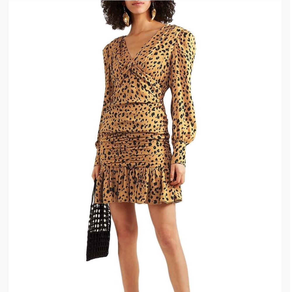 Nwot! Nicholas Leopard Print Dress - image 1
